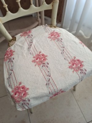 画像8: フレンチファブリックチェアカバー