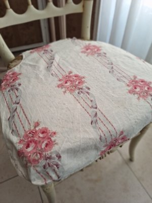 画像17: フレンチファブリックチェアカバー