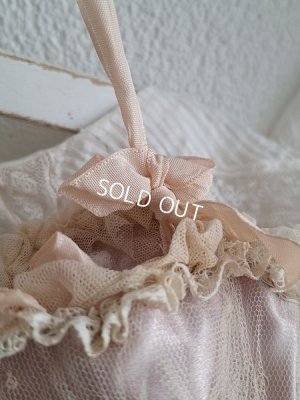 画像10: アンティークレース装飾ポーチ