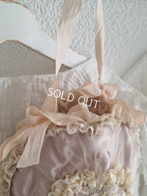 画像9: アンティークレース装飾ポーチ