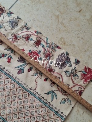 画像19: アンティーク花柄カーテン