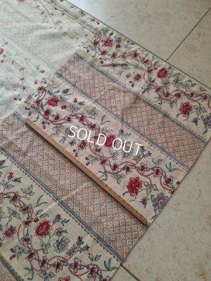 画像21: アンティーク花柄カーテン