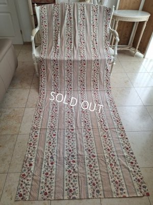 画像7: アンティーク花柄カーテン