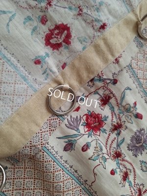 画像12: アンティーク花柄カーテン