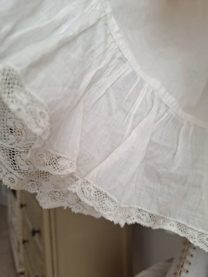 画像12: アンティークレースペチコート