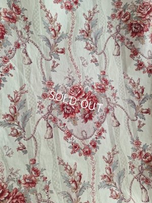 画像8: ローズ柄カーテン