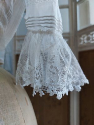 画像15: アンティークレースボディス