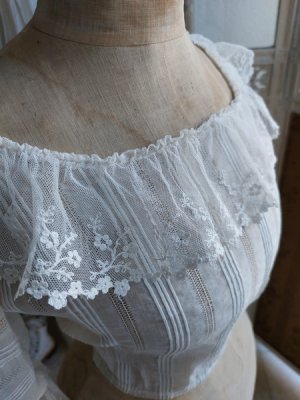 画像20: アンティークレースボディス