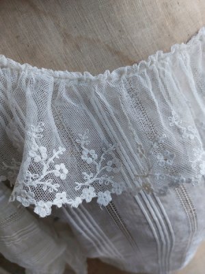 画像21: アンティークレースボディス