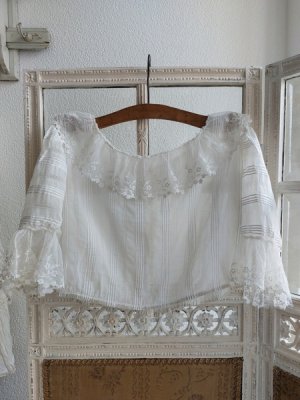 画像22: アンティークレースボディス