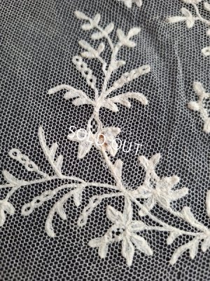 画像17: アンティークレースベール