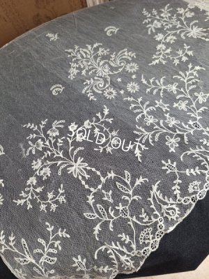 画像16: アンティークレースベール