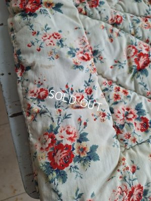 画像14: 小さな花柄フレンチキルト