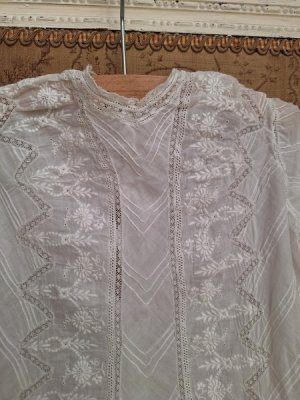 画像7: アンティークレースベビードレス