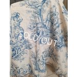 画像: トワルドジュイ柄端切れカーテン