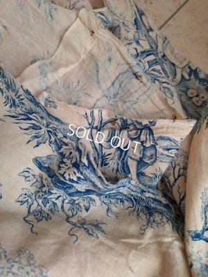 画像19: トワルドジュイ柄端切れカーテン