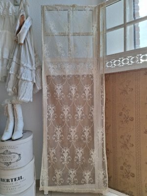 画像24: アンティークレースカーテン