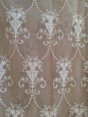 画像25: アンティークレースカーテン