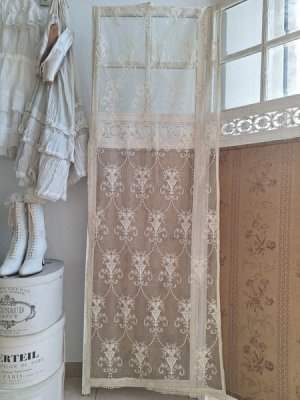 画像32: アンティークレースカーテン