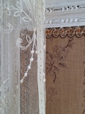画像36: アンティークレースカーテン