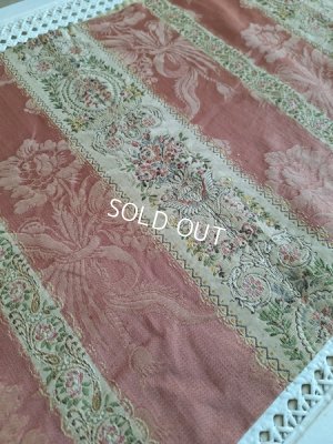 画像11: フレンチ花柄アンティークカーテン