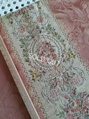 画像9: フレンチ花柄アンティークカーテン