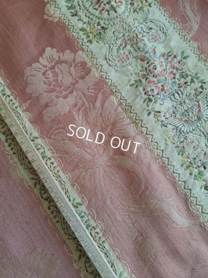 画像6: フレンチ花柄アンティークカーテン