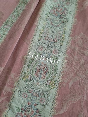 画像20: フレンチ花柄アンティークカーテン