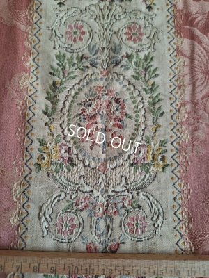 画像25: フレンチ花柄アンティークカーテン