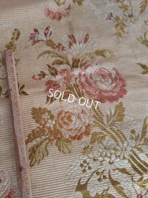 画像5: アンティーク花柄生地カーテン