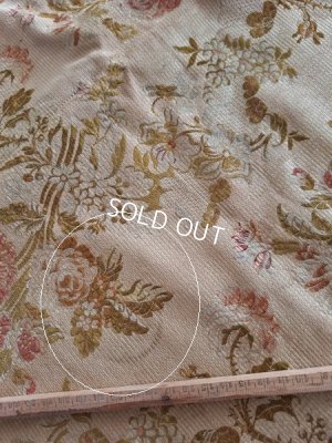 画像21: アンティーク花柄生地カーテン