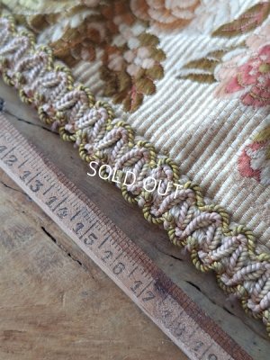 画像9: アンティーク花柄生地カーテン