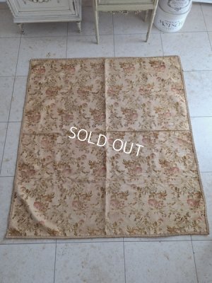 画像2: アンティーク花柄生地カーテン