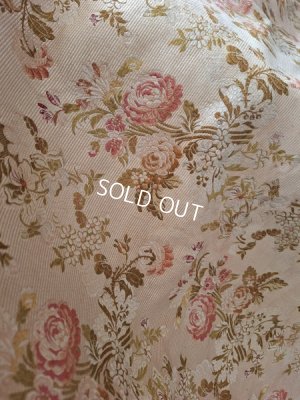 画像7: アンティーク花柄生地カーテン