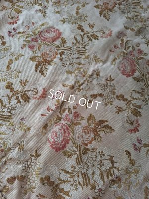 画像10: アンティーク花柄生地カーテン
