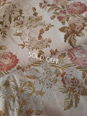 画像24: アンティーク花柄生地カーテン