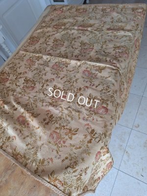 画像3: アンティーク花柄生地カーテン