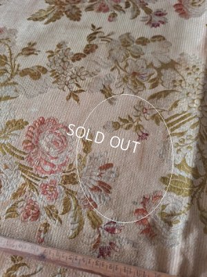 画像16: アンティーク花柄生地カーテン