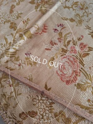 画像17: アンティーク花柄生地カーテン