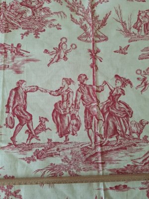 画像7: トワルドジュイ柄端切れ