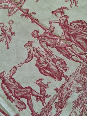 画像5: トワルドジュイ柄端切れ