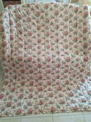 画像6: フレンチローズ柄キルト