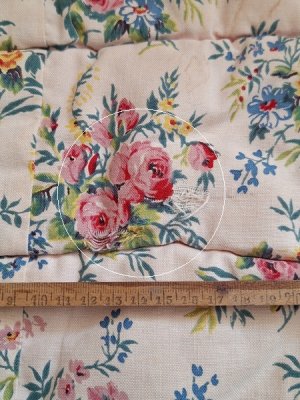 画像19: フレンチローズ柄キルト