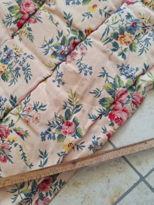 画像14: フレンチローズ柄キルト