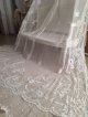 画像: アンティークコ―ネリー刺繍ペアカーテン