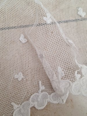 画像17: アンティークコ―ネリー刺繍ペアカーテン