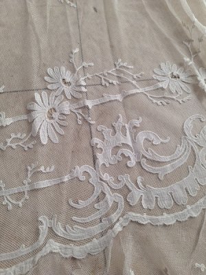 画像19: アンティークコ―ネリー刺繍ペアカーテン
