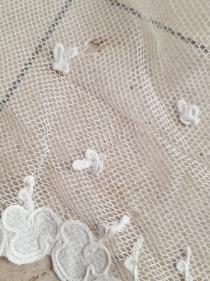 画像21: アンティークコ―ネリー刺繍ペアカーテン