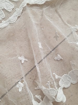 画像24: アンティークコ―ネリー刺繍ペアカーテン