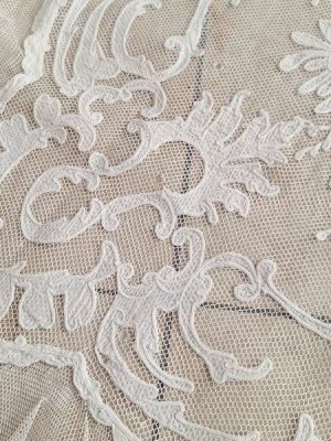画像27: アンティークコ―ネリー刺繍ペアカーテン